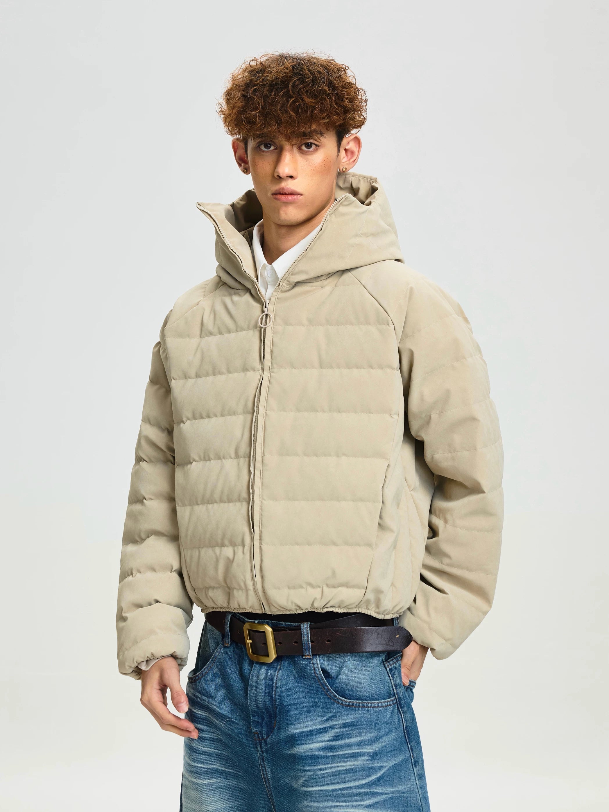 HIGH-NECK MICRO DOWN JACKET