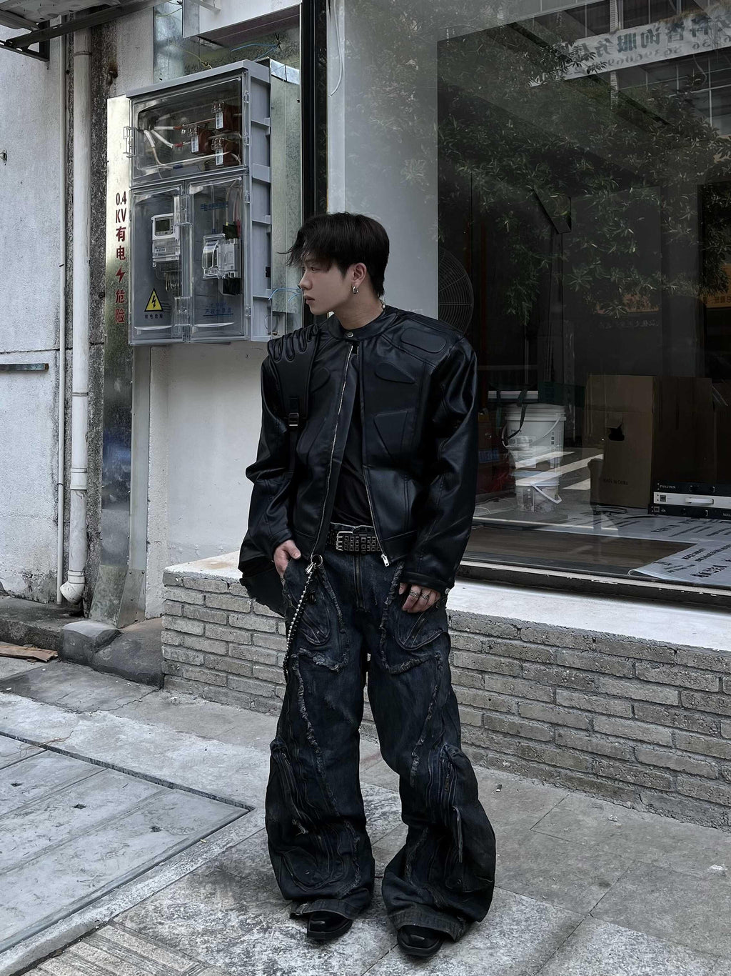 ROGUE WASHED BAGGY DENIM PANTS
