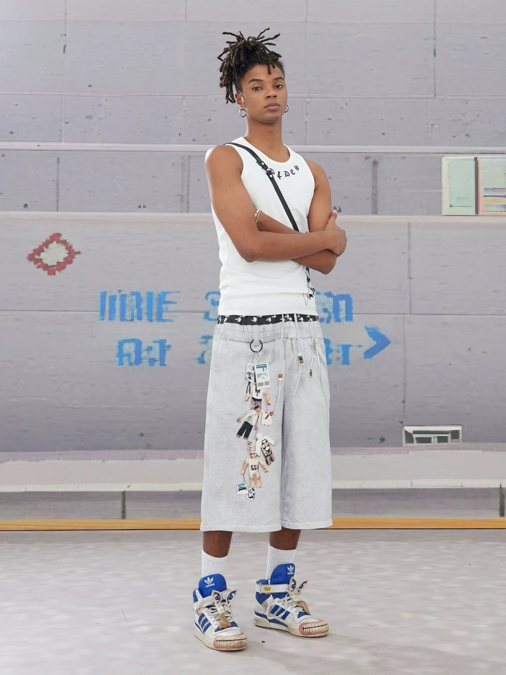 BLAZE CARTOON SWEAT SHORTS