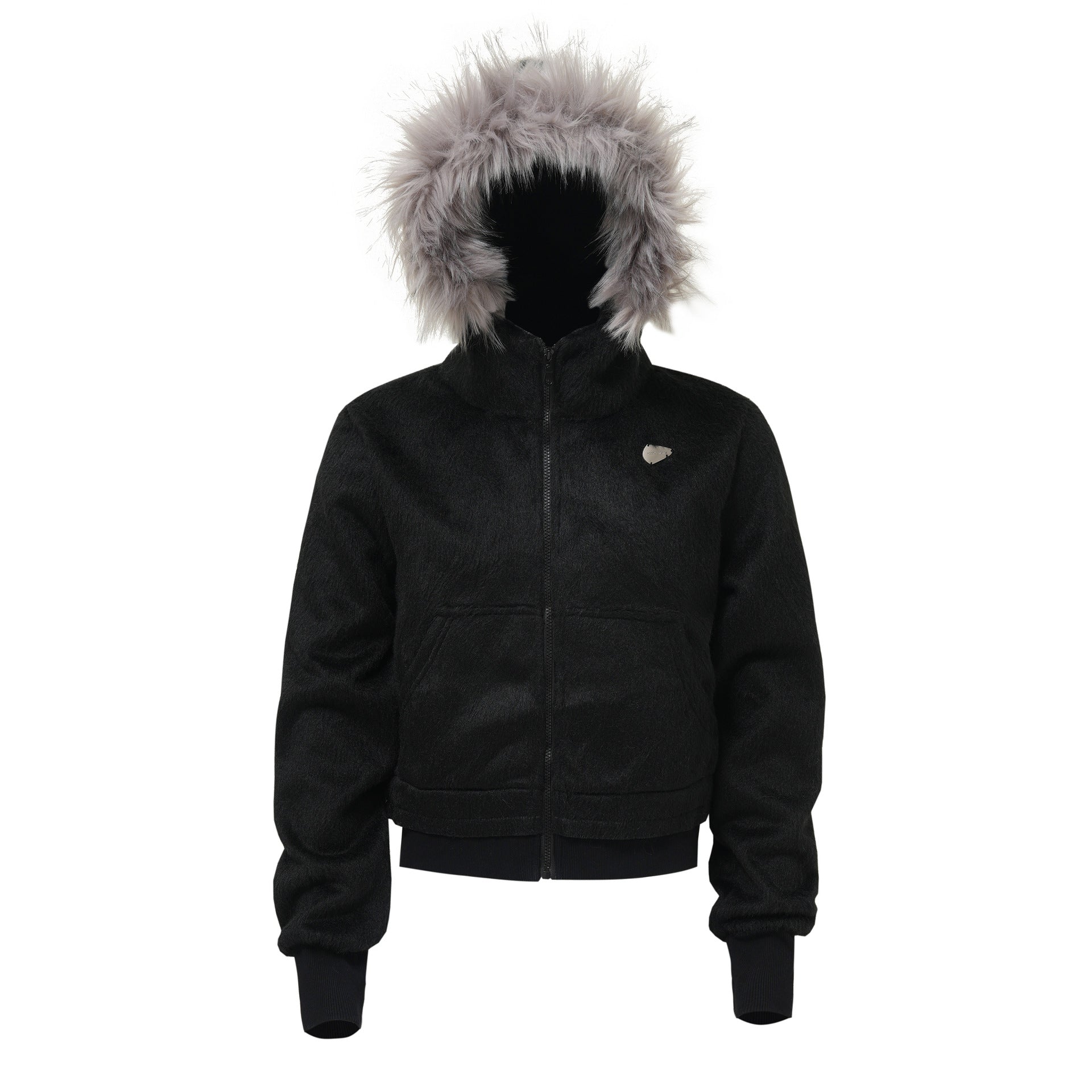 FROST FUR HOODED JACKET