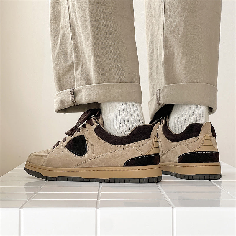 Suede Panel Sneaker +4cm