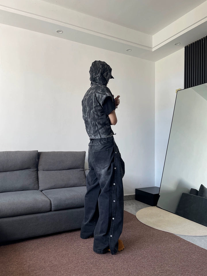 LAYERED MODERN DENIM PANTS