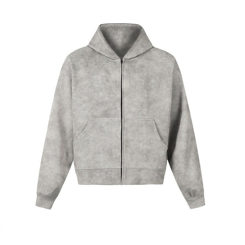 BLEACH WASHED HOODIE