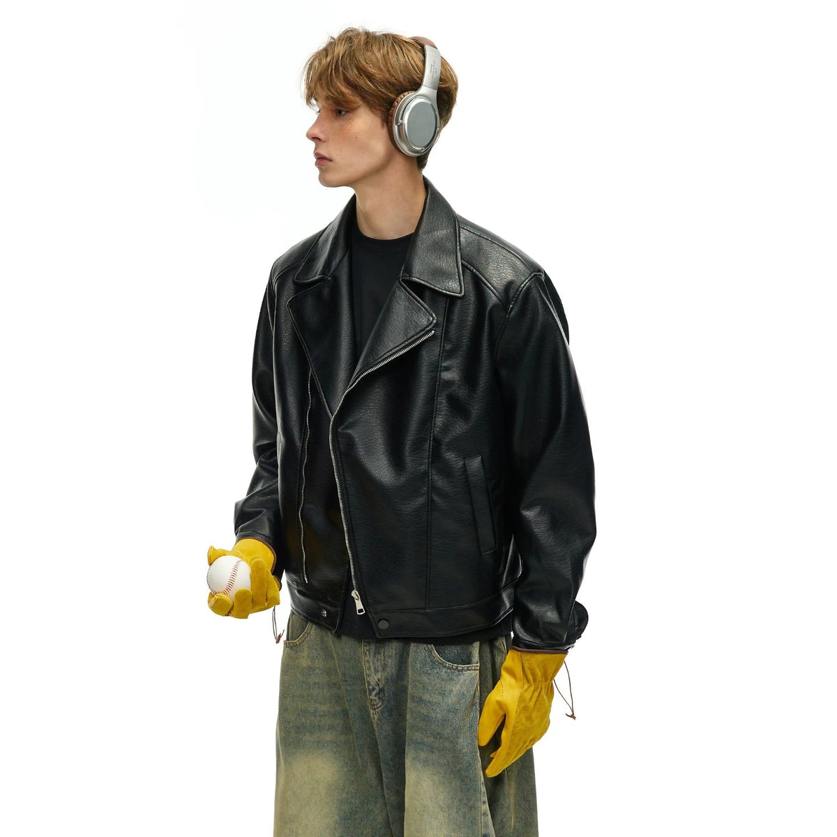 Stride Zip Leather jacket