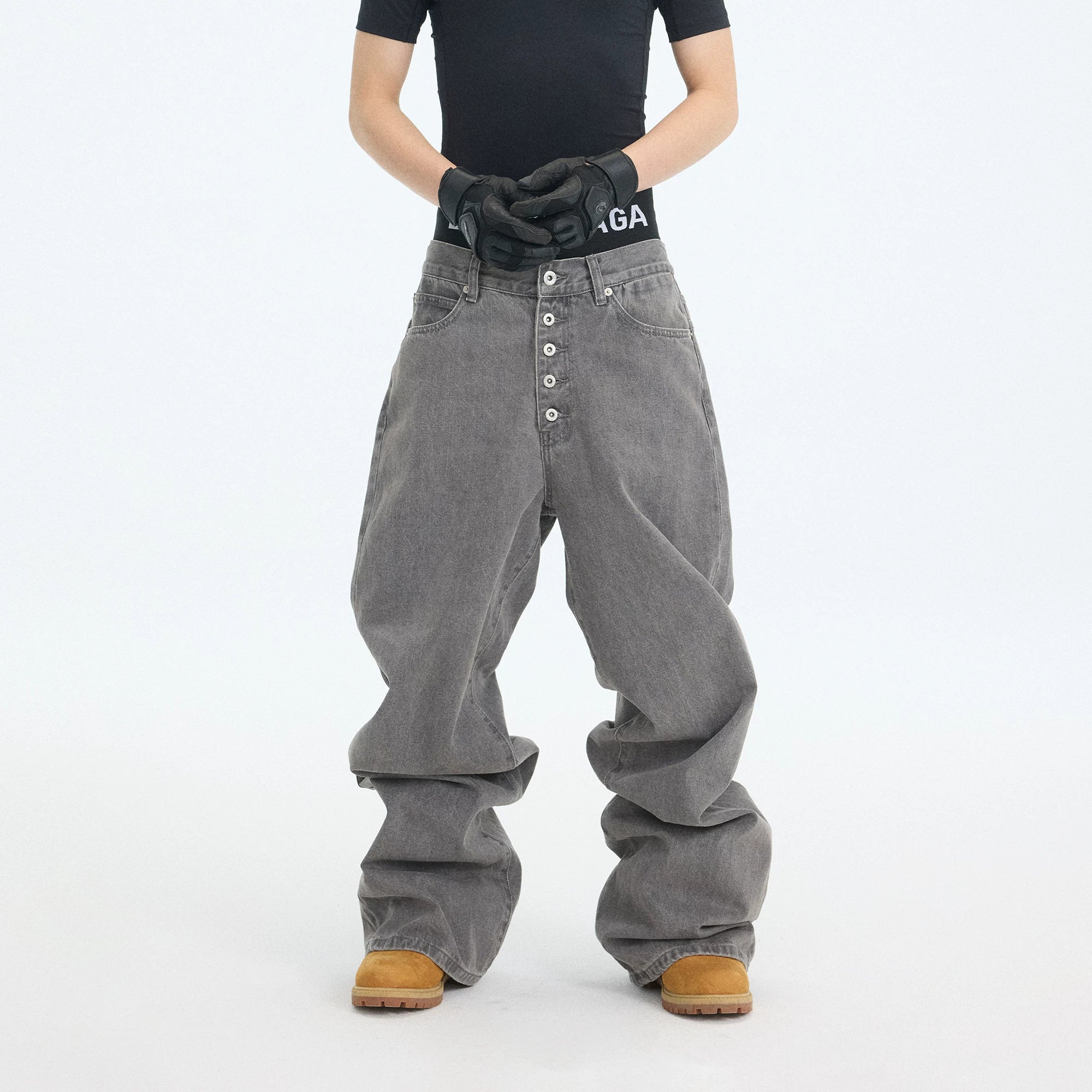 TRUVELD WIDE DENIM PANTS
