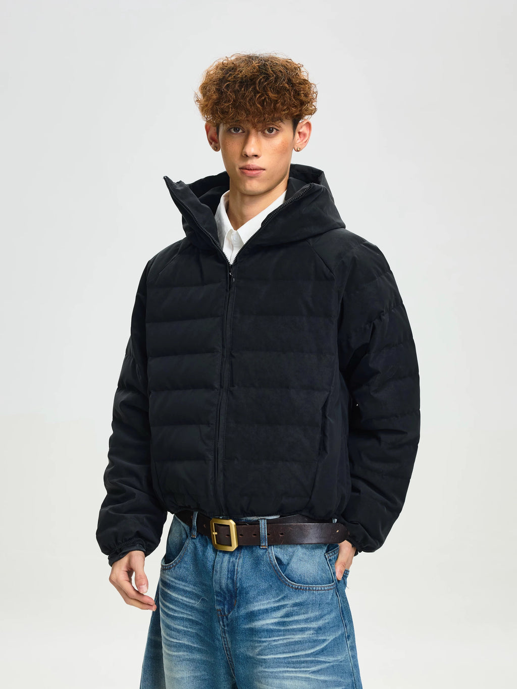 HIGH-NECK MICRO DOWN JACKET