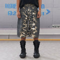 RAZOR GRAPH DENIM SHORTS