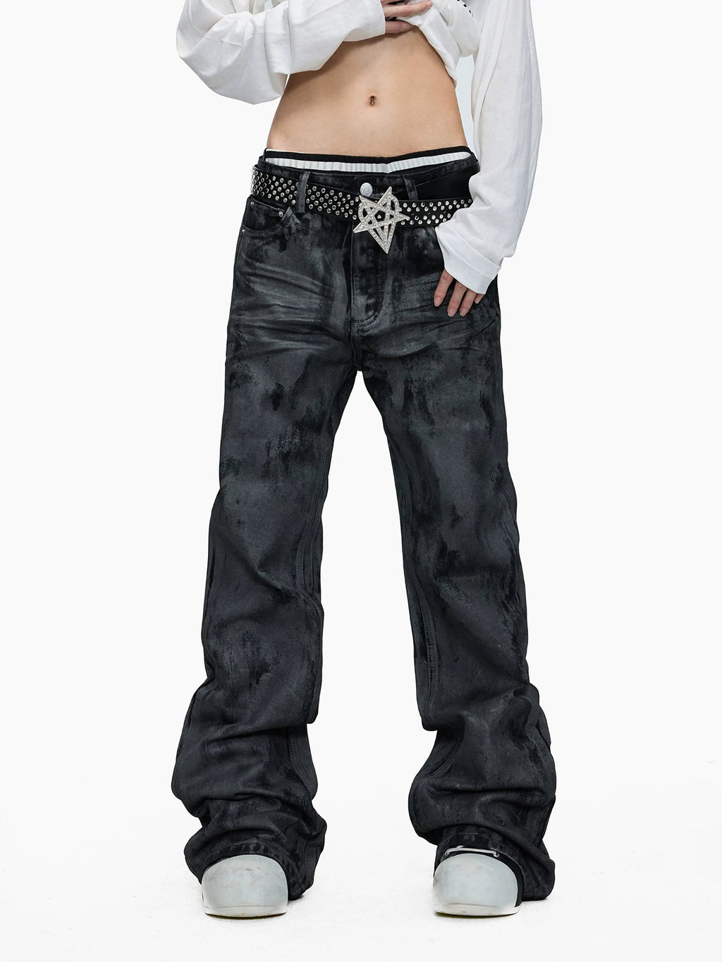 RHINESTONES STUDS BELT
