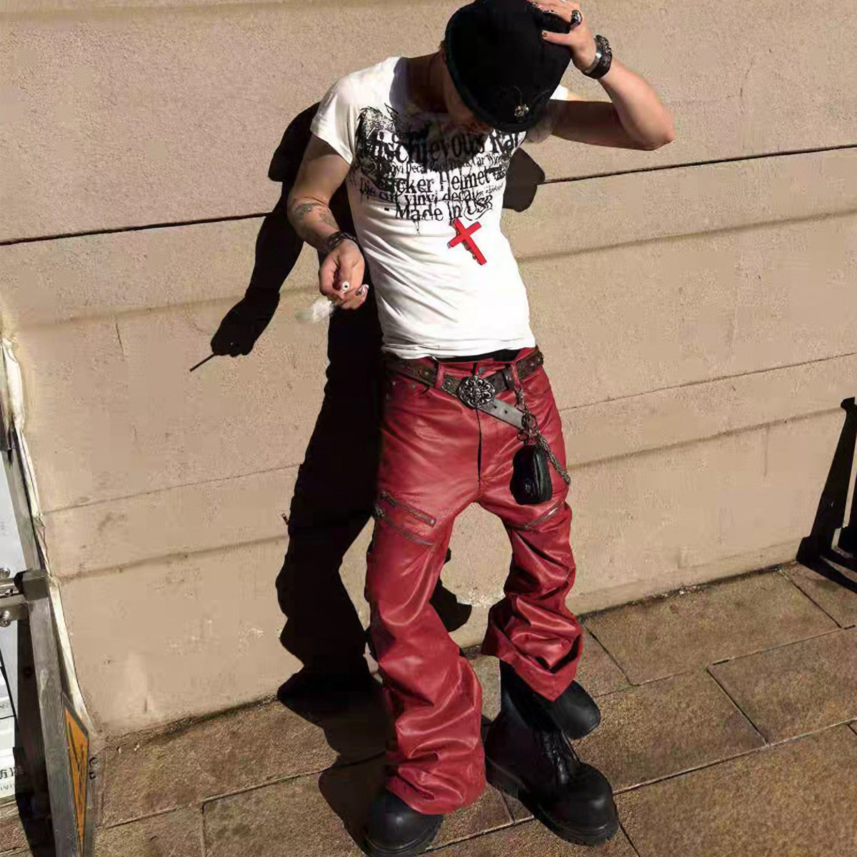 Obsidian Coated Zip Flare Denim