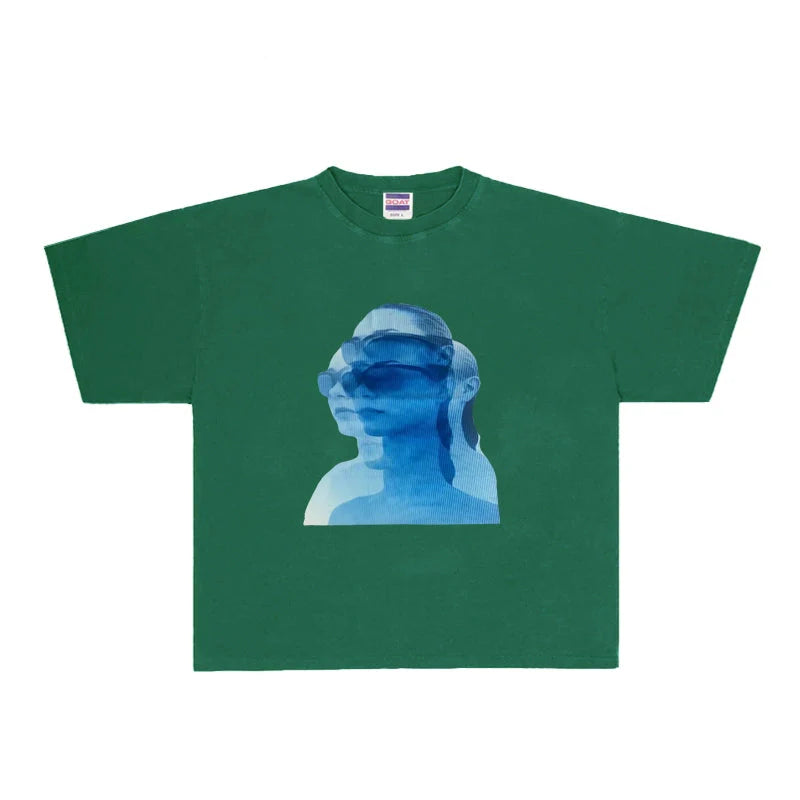 Ghosting Portrait T-Shirts