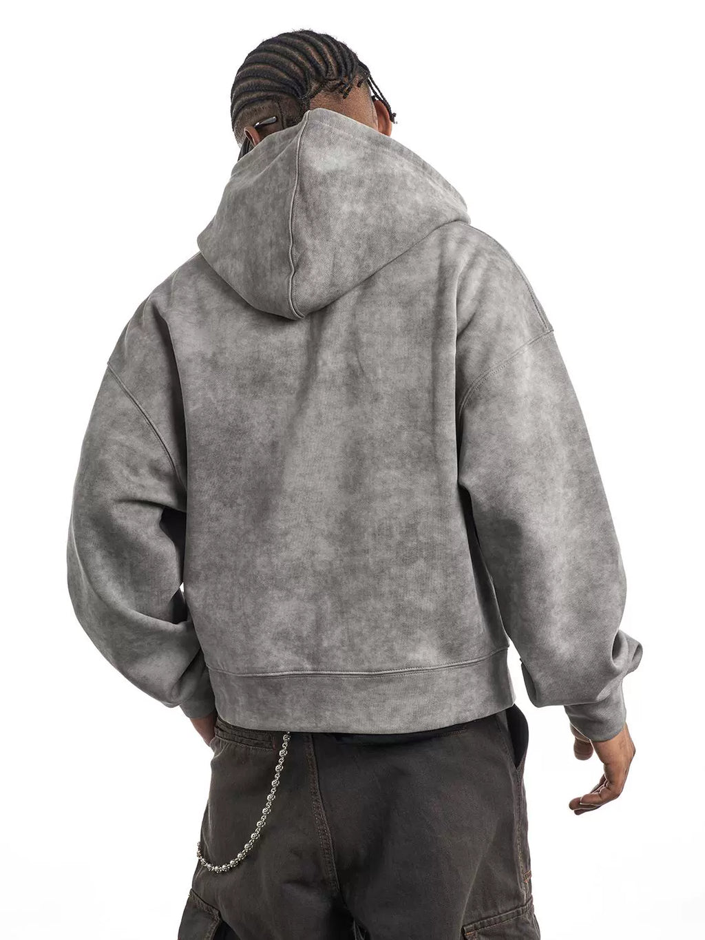 BLEACH WASHED HOODIE