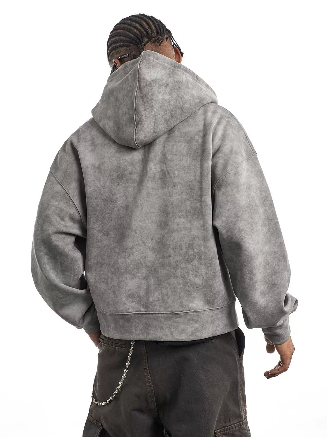BLEACH WASHED HOODIE
