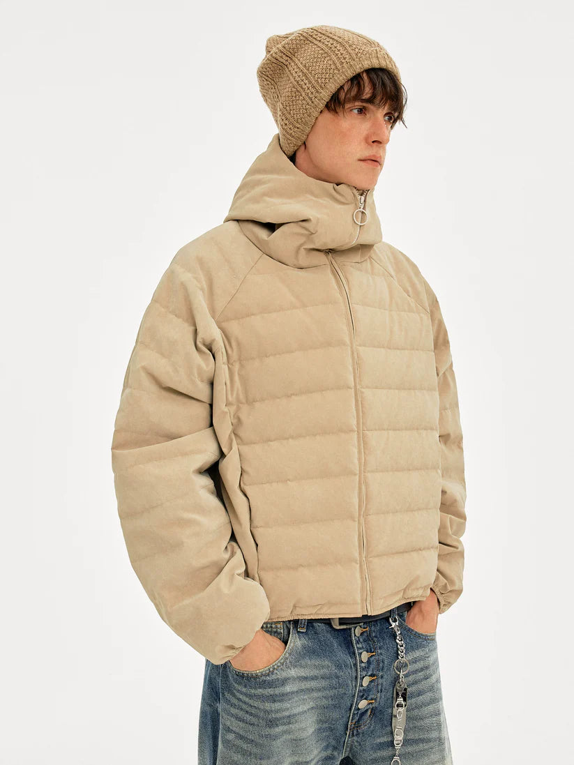 HIGH-NECK MICRO DOWN JACKET