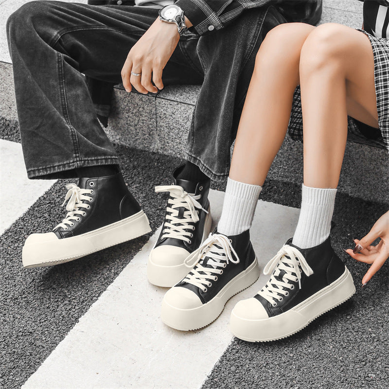 Luxury mid top sneaker +10cm