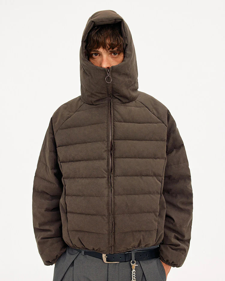 HIGH-NECK MICRO DOWN JACKET