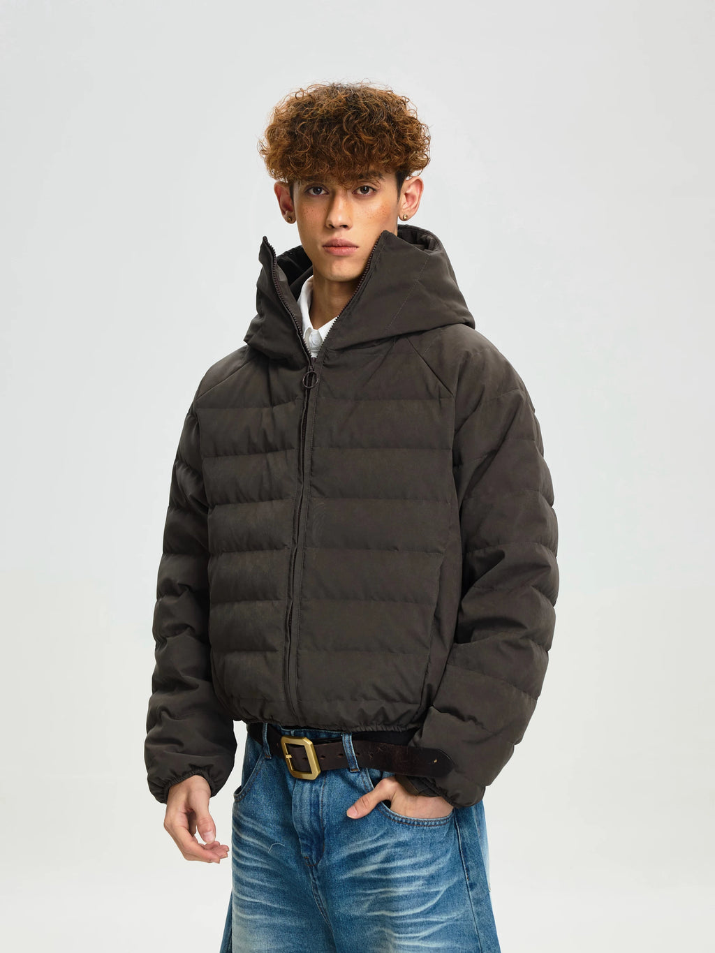 HIGH-NECK MICRO DOWN JACKET