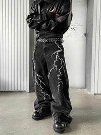 THUNDER BLACK DENIM PANTS