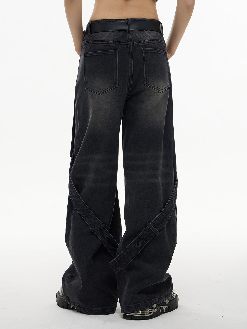 MERIDIAN STITCH DENIM PANTS