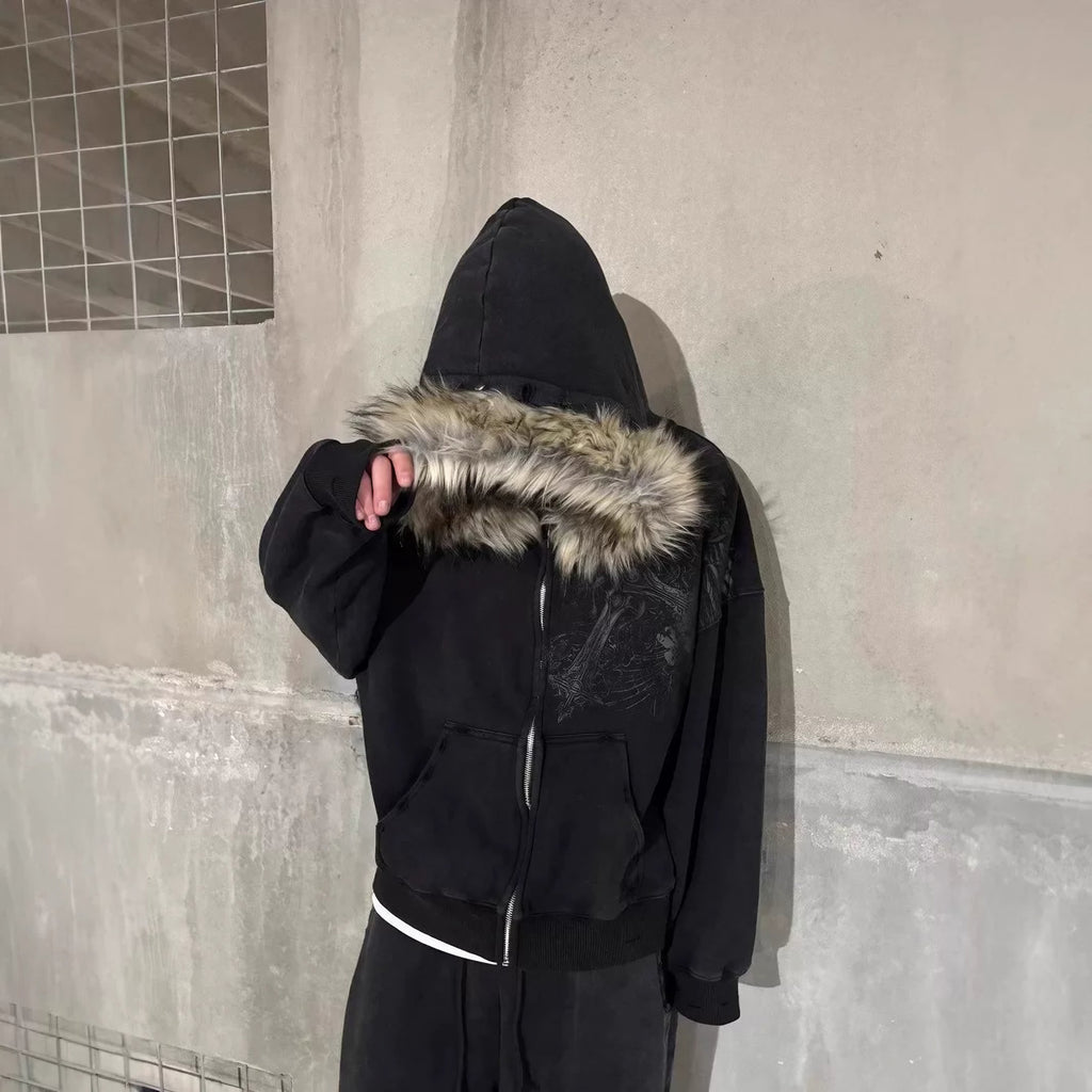 REAPER FUR HOODIE