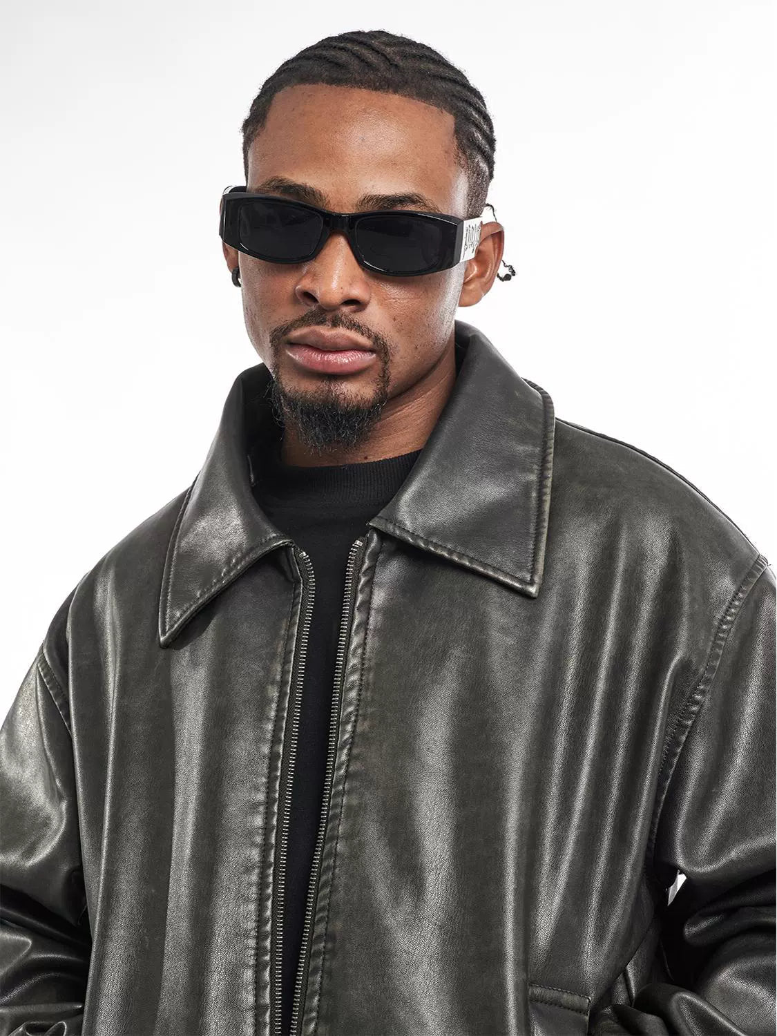 VINTAGE PU LEATHER JACKET