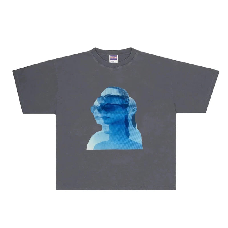 Ghosting Portrait T-Shirts