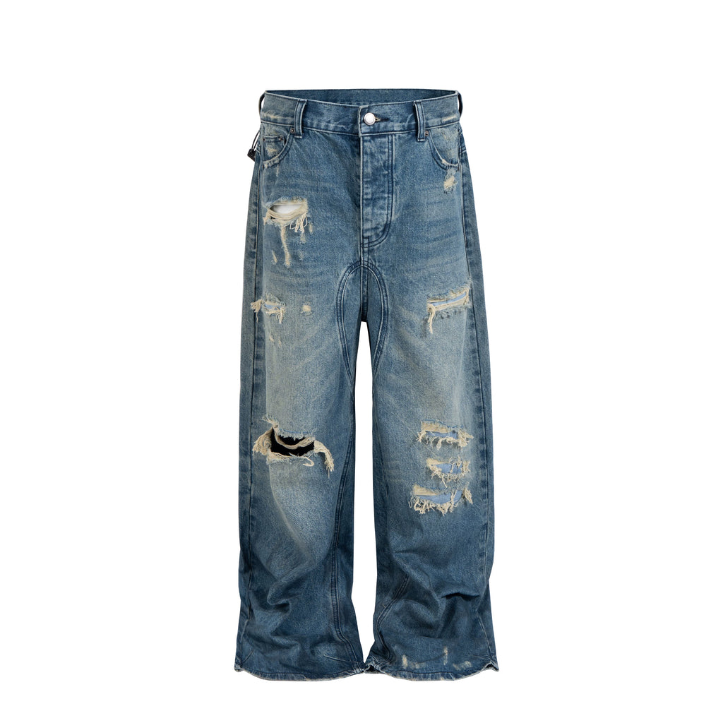 GRAVUNE WIDE DENIM PANTS