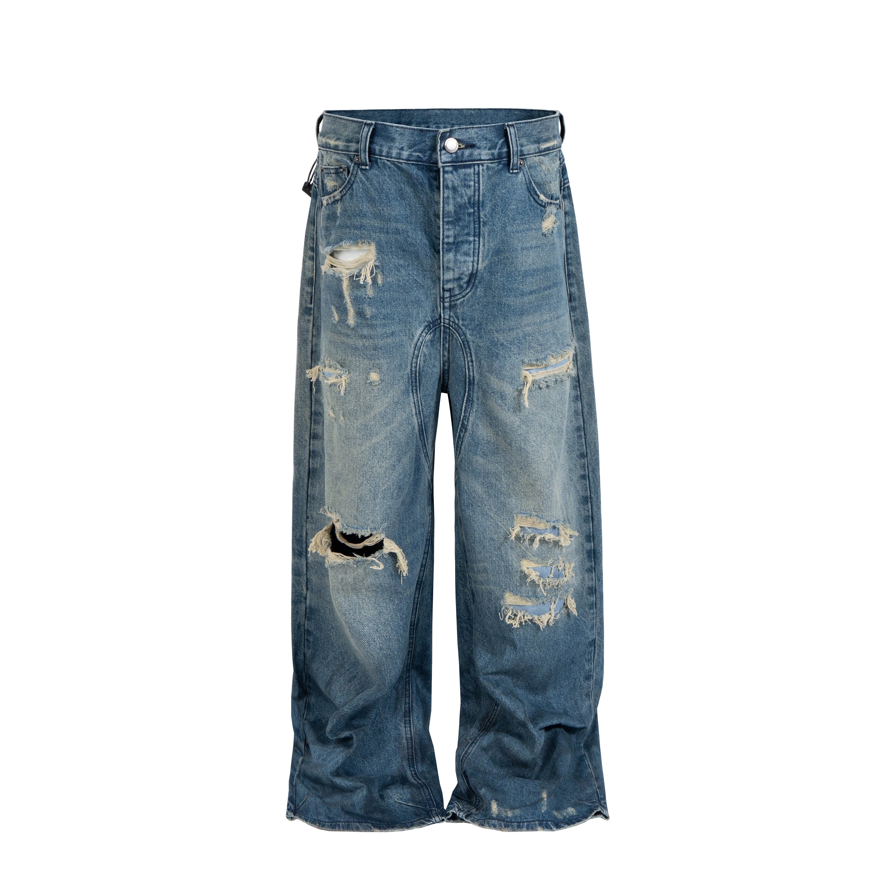 GRAVUNE WIDE DENIM PANTS