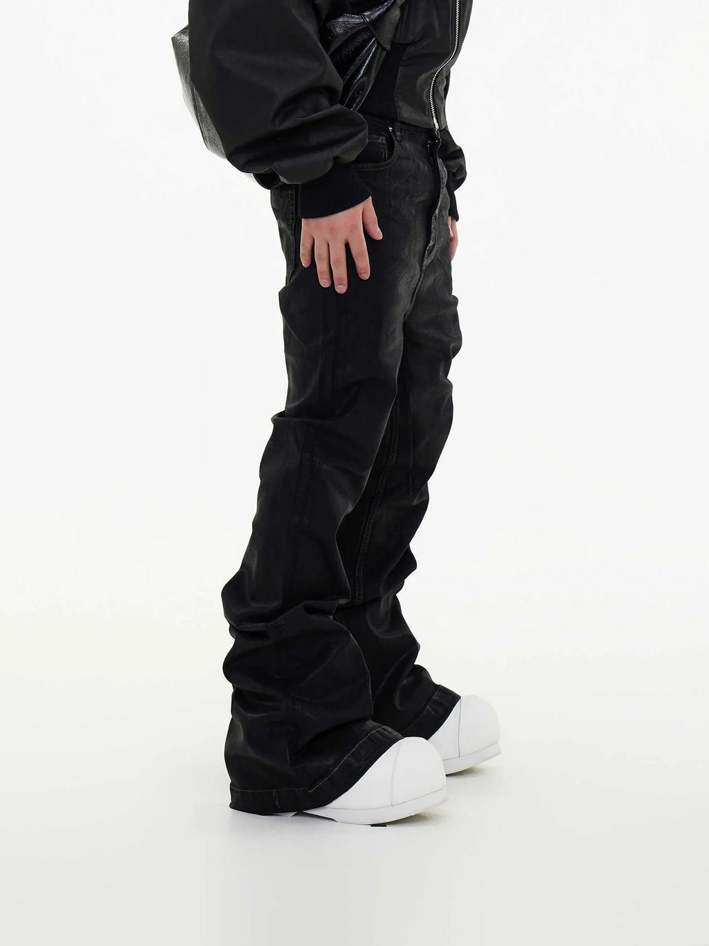 BLK WAX DENIM