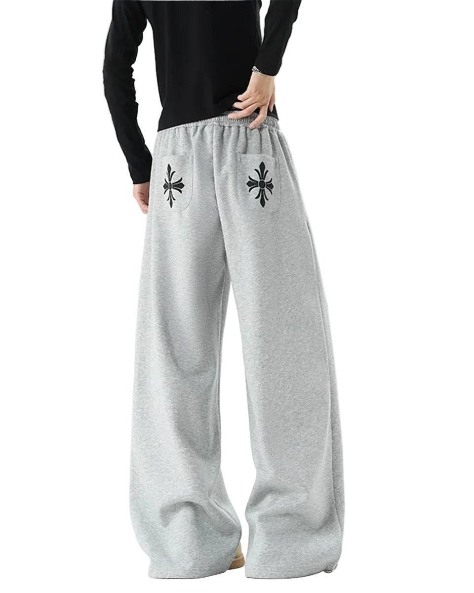 ASPHALT WIDE BALLOON SWEATPANTS