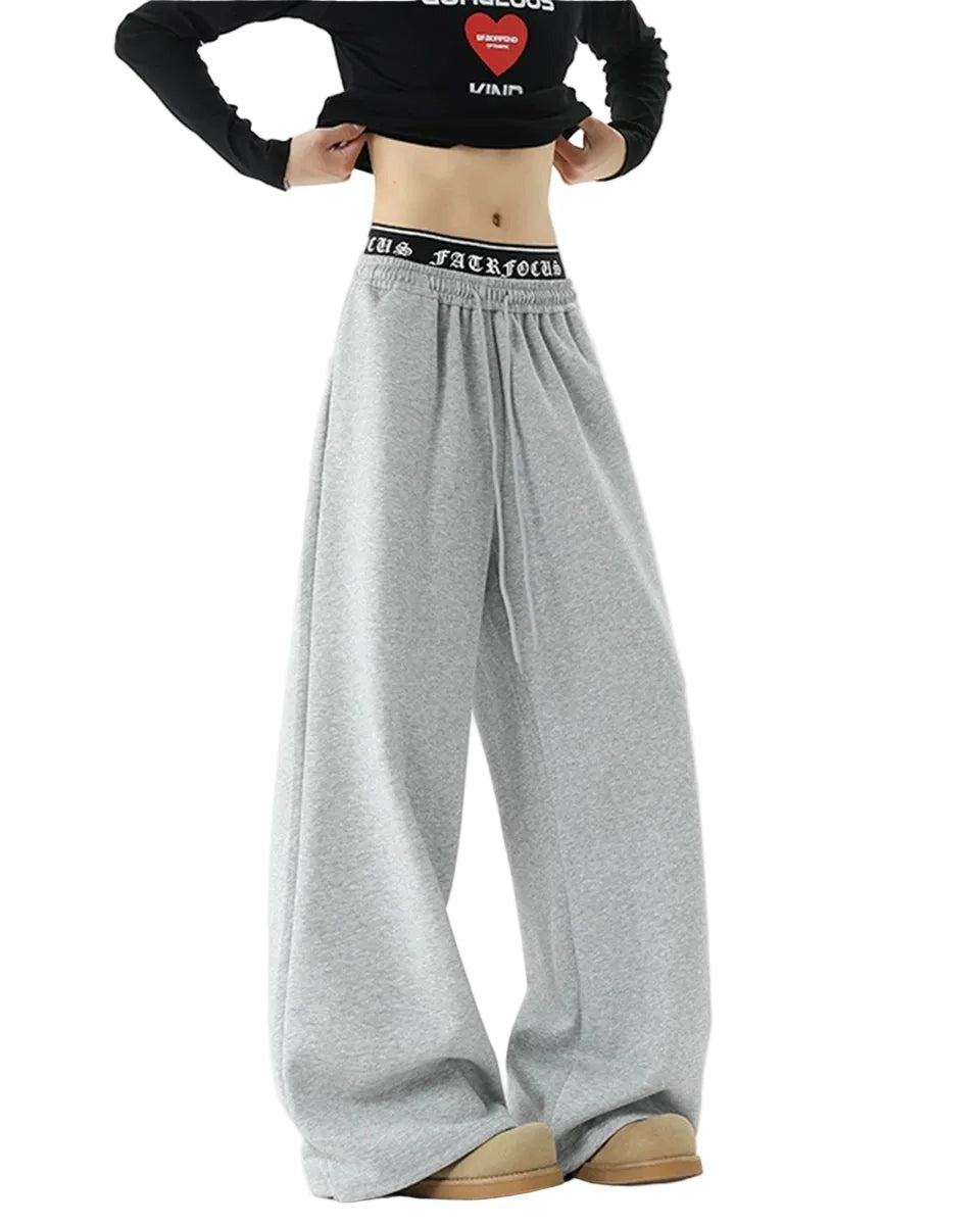 ASPHALT WIDE BALLOON SWEATPANTS
