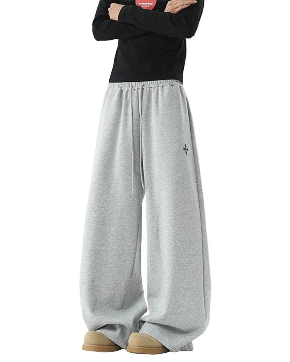 ASPHALT WIDE BALLOON SWEATPANTS