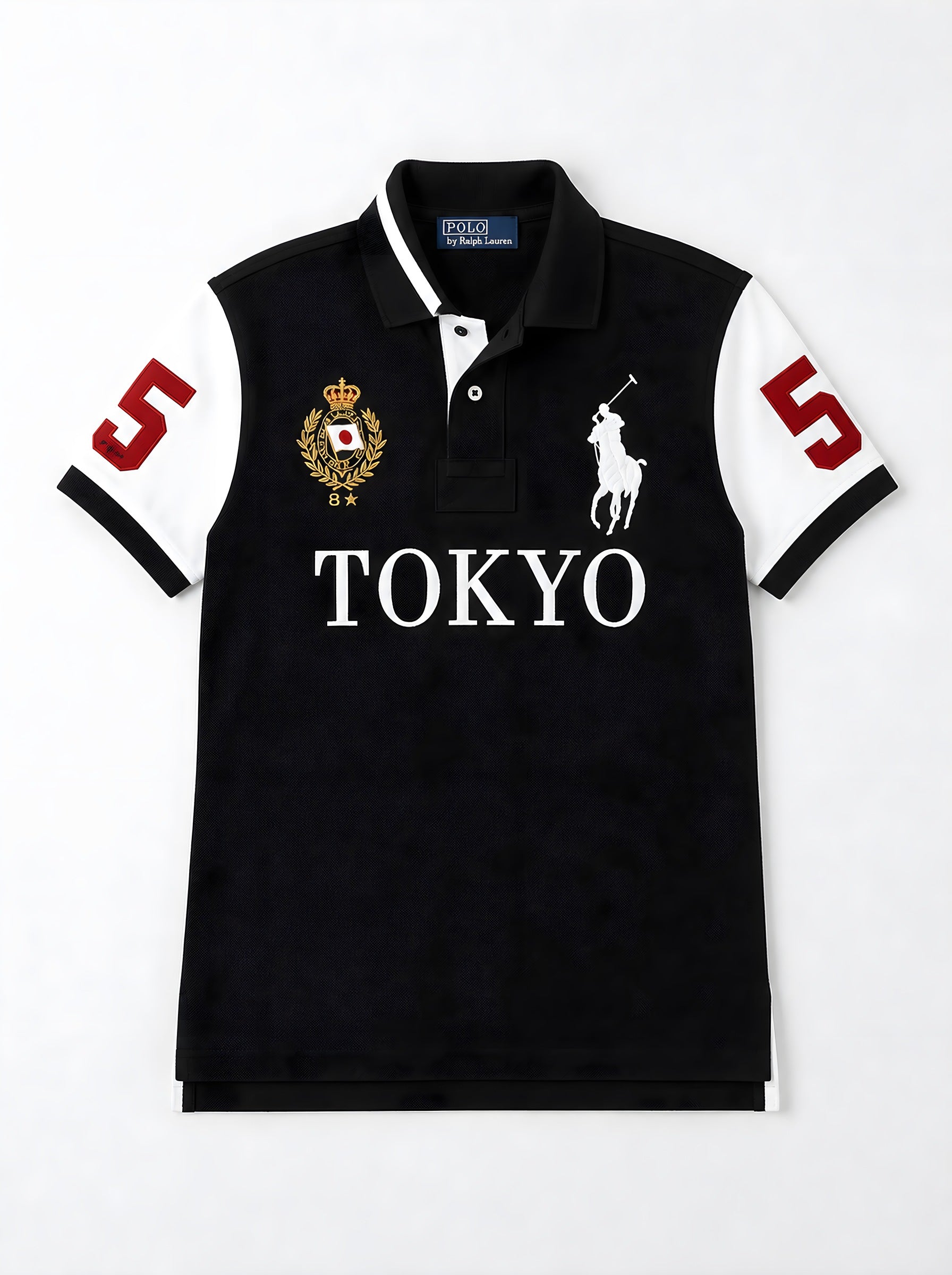 TOKYO CONTRAST SLEEVE POLO 正面