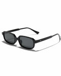 CLEAR FRAME RECTANGLE SUNGLASSES