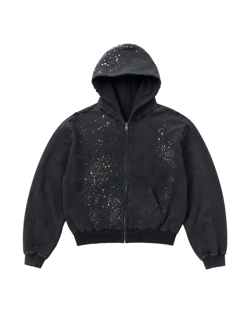 COSMIC STUD HOODIE 平置き（規格）