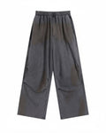 DISTRESSED CRINKED BAGGY SWEATPANTS
