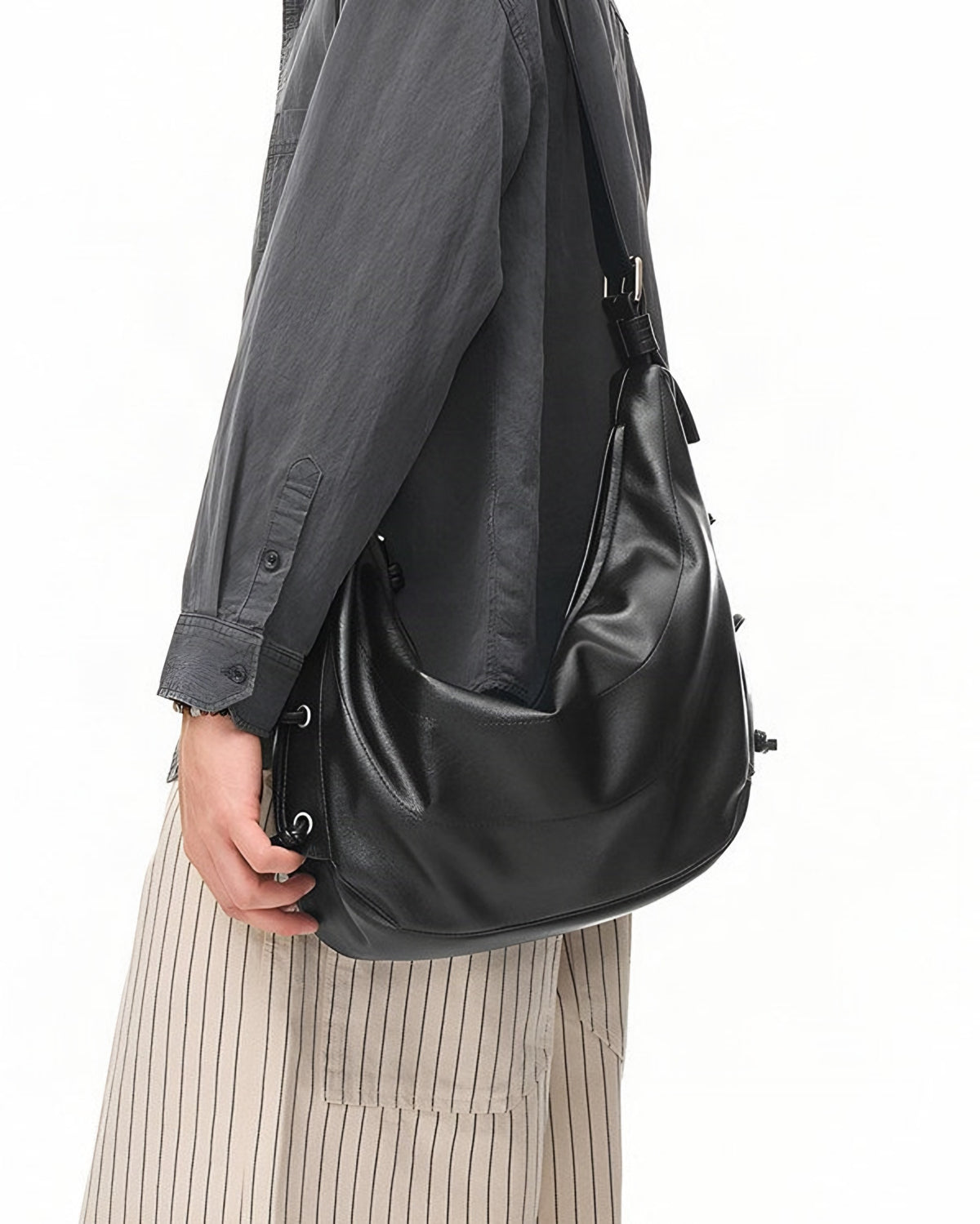 ECLIPSE GATHERED SHOULDER BAG
