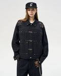 EMBROIDERED YOKE DENIM JACKET