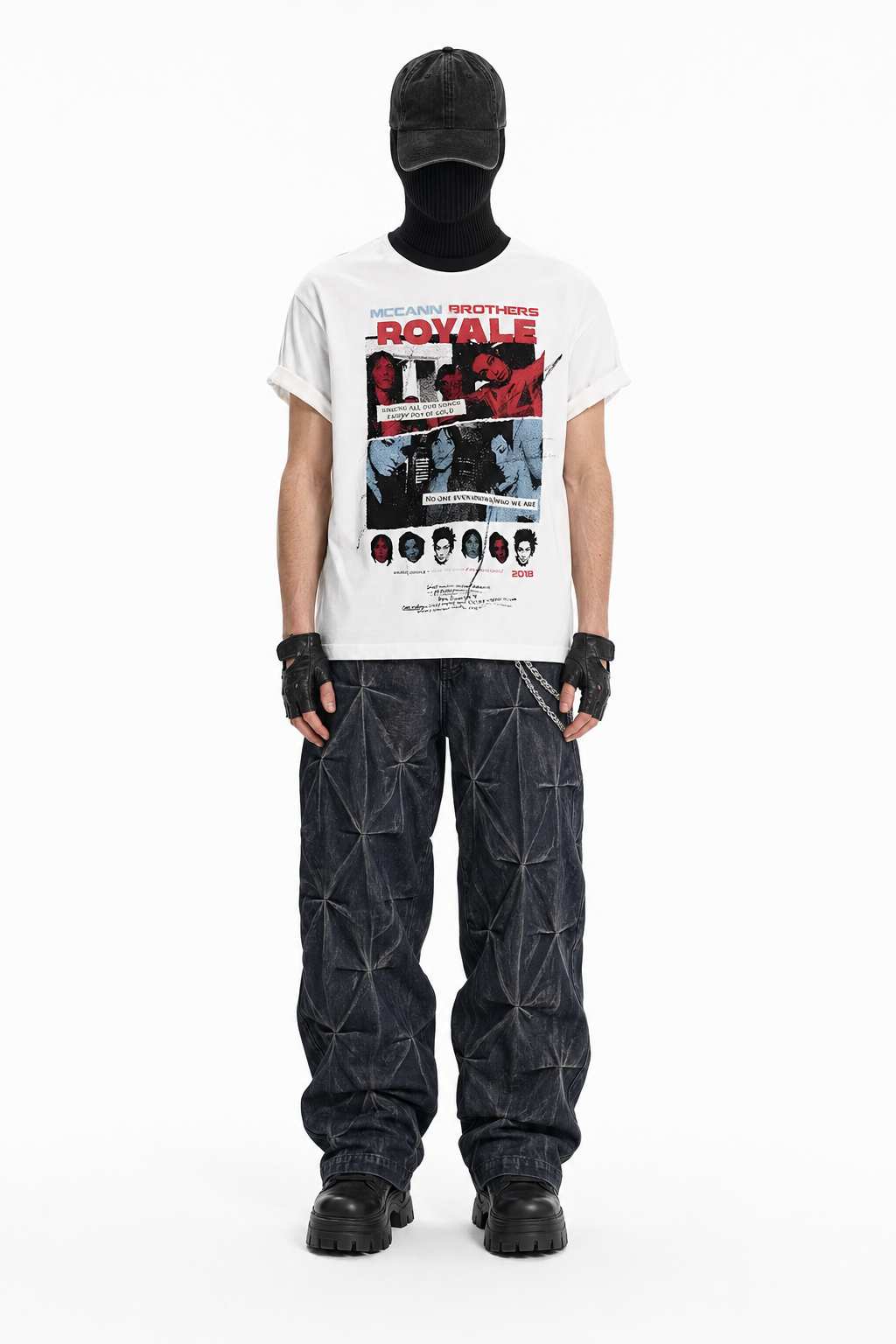 VESTRAL TEE × STREETPAIN WASHED DENIM コーディネート
