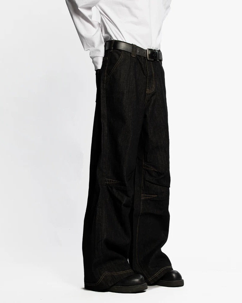 FOUNDRY RAW WIDE DENIM
