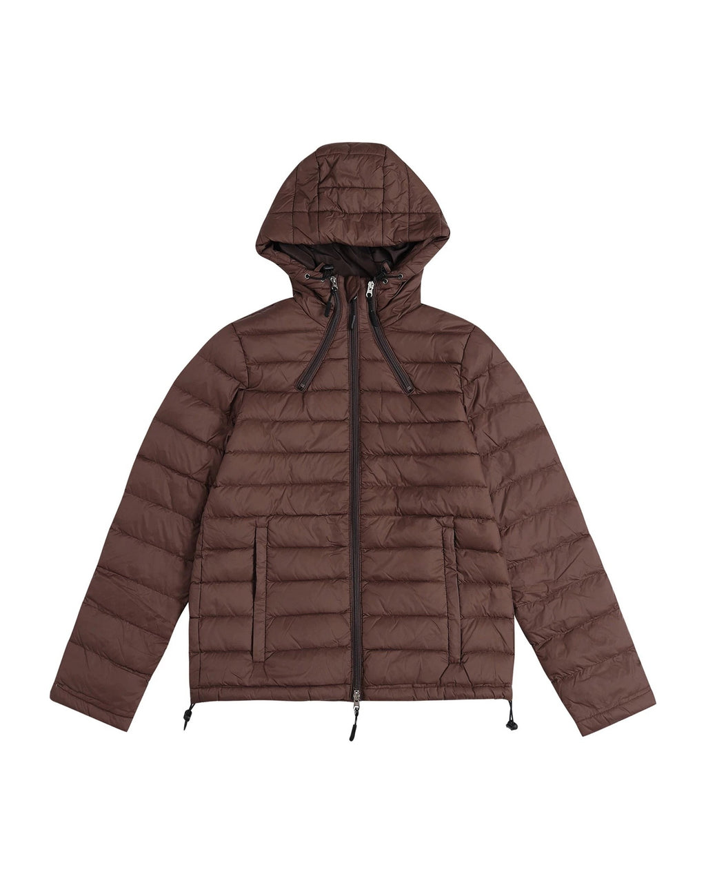 GLACIER HOODED CROPPED PUFFER