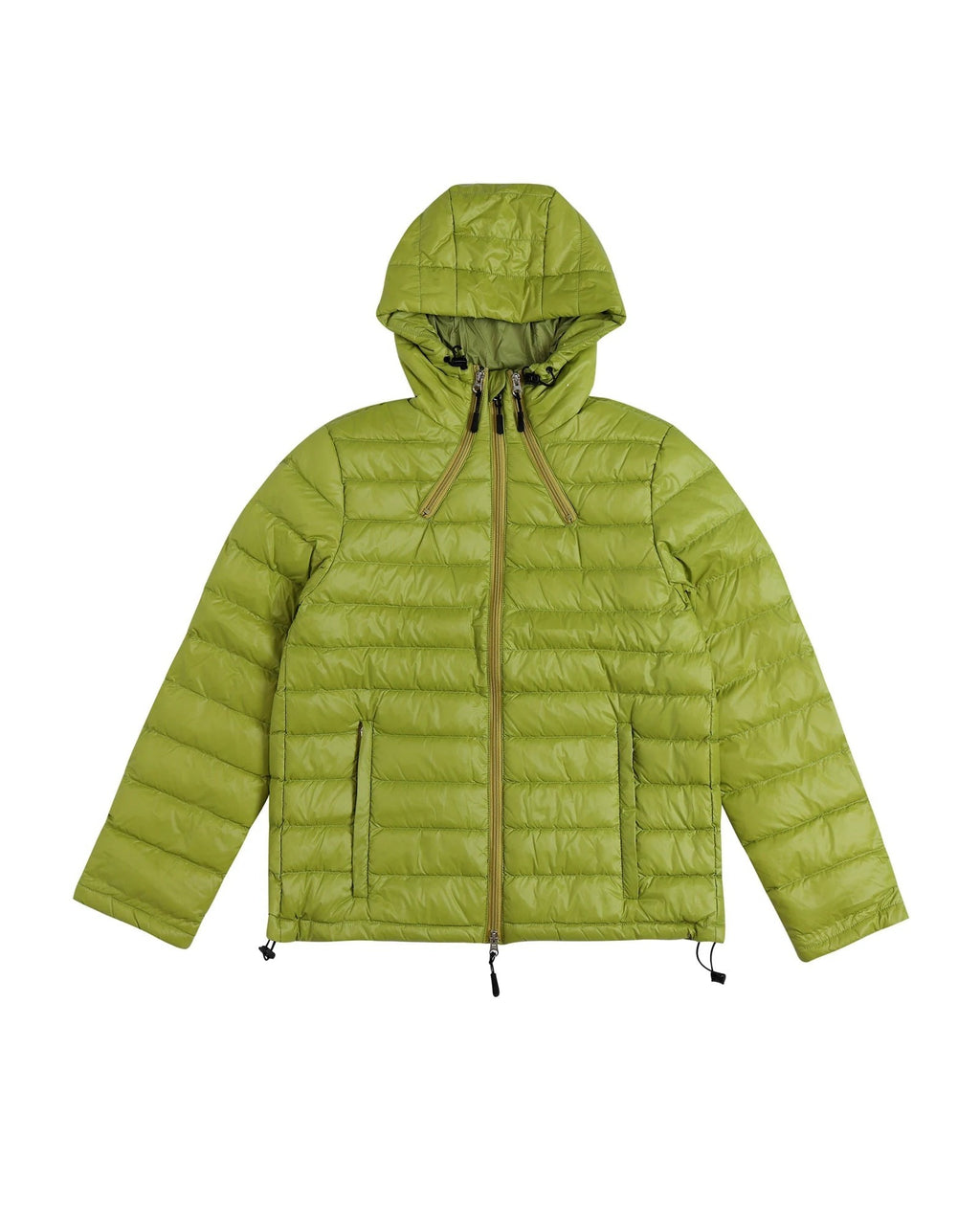 GLACIER HOODED CROPPED PUFFER