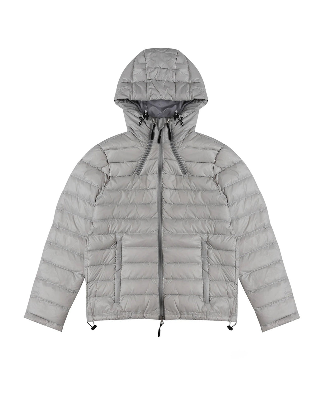 GLACIER HOODED CROPPED PUFFER