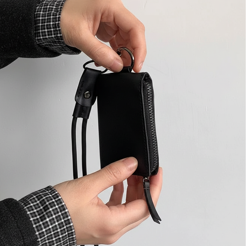 KALTERO LEATHER NECK WALLET