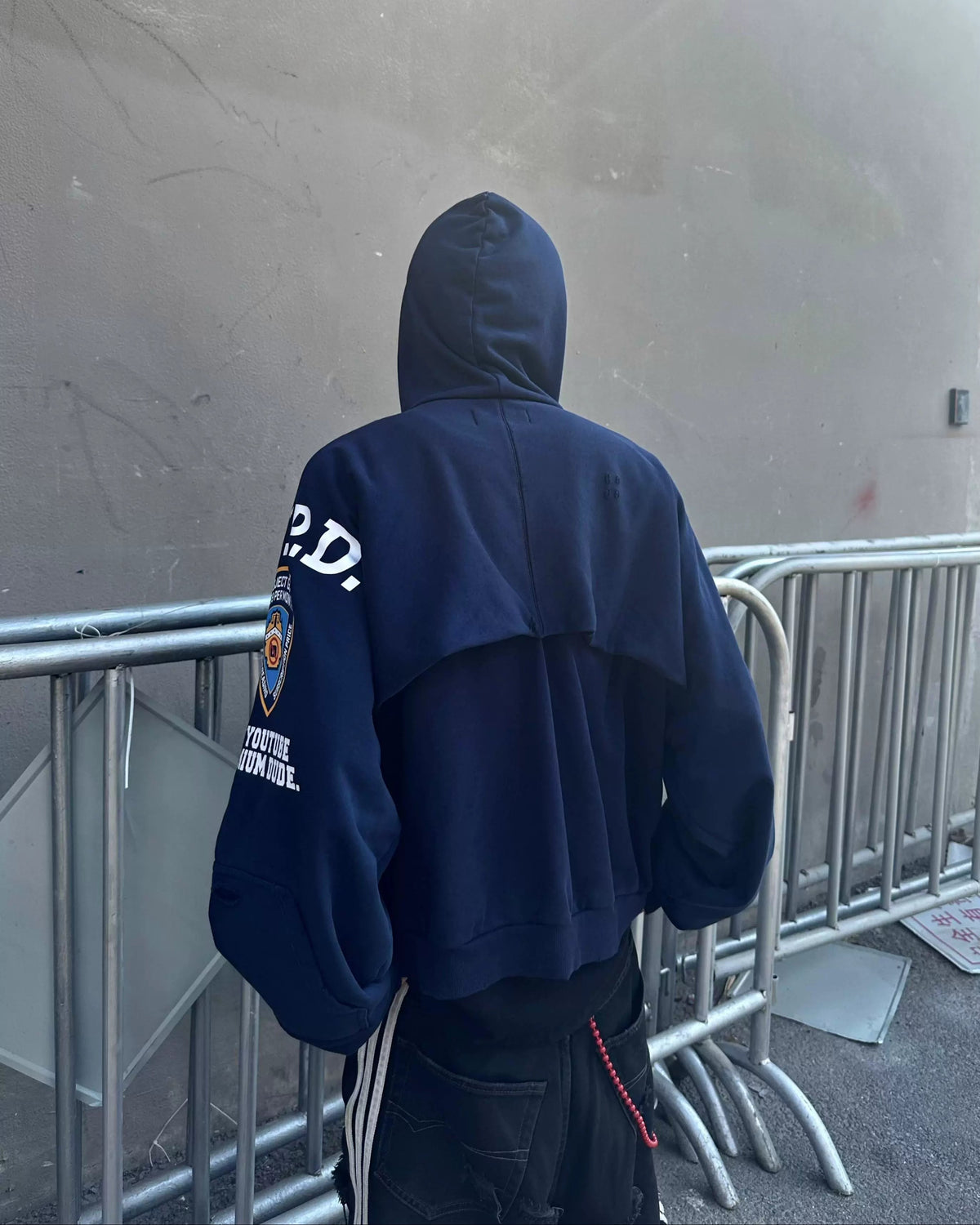 KORVEN DISTRESSED ZIP HOODIE