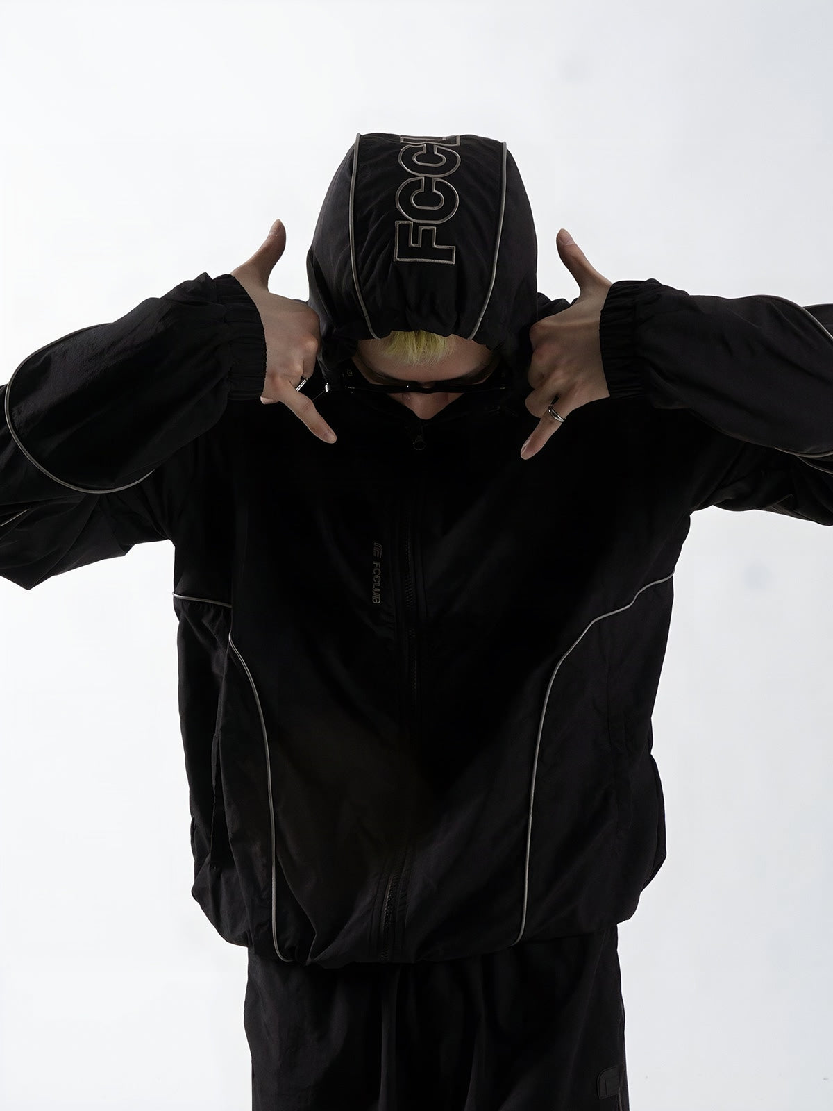 MERIDIAN PIPING NYLON JACKET