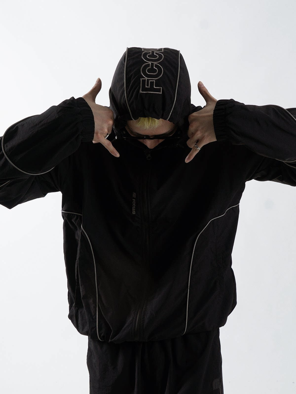 MERIDIAN PIPING NYLON JACKET