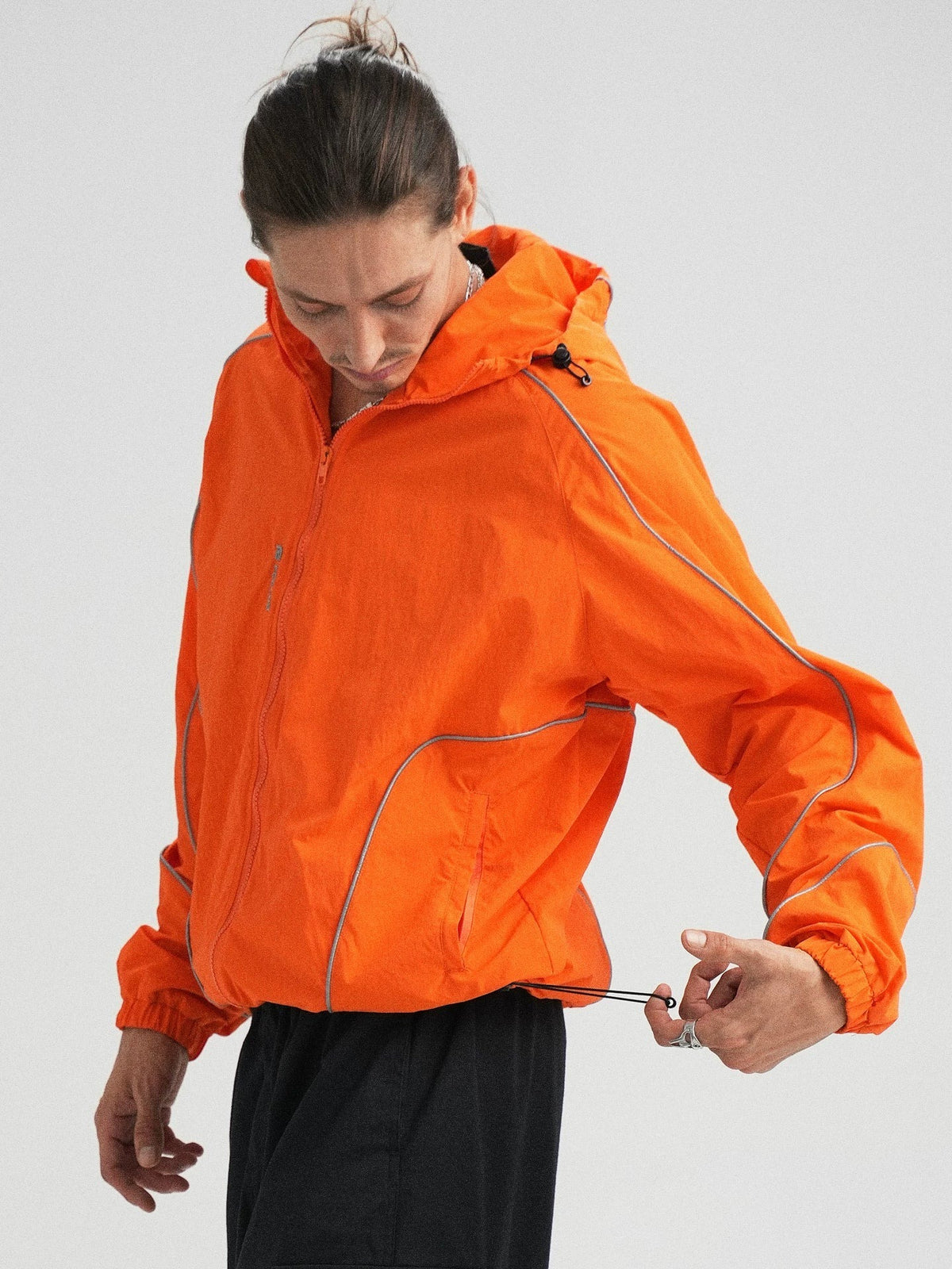 MERIDIAN PIPING NYLON JACKET