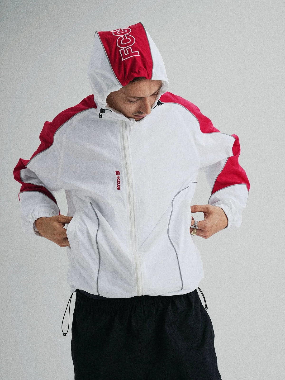 MERIDIAN PIPING NYLON JACKET
