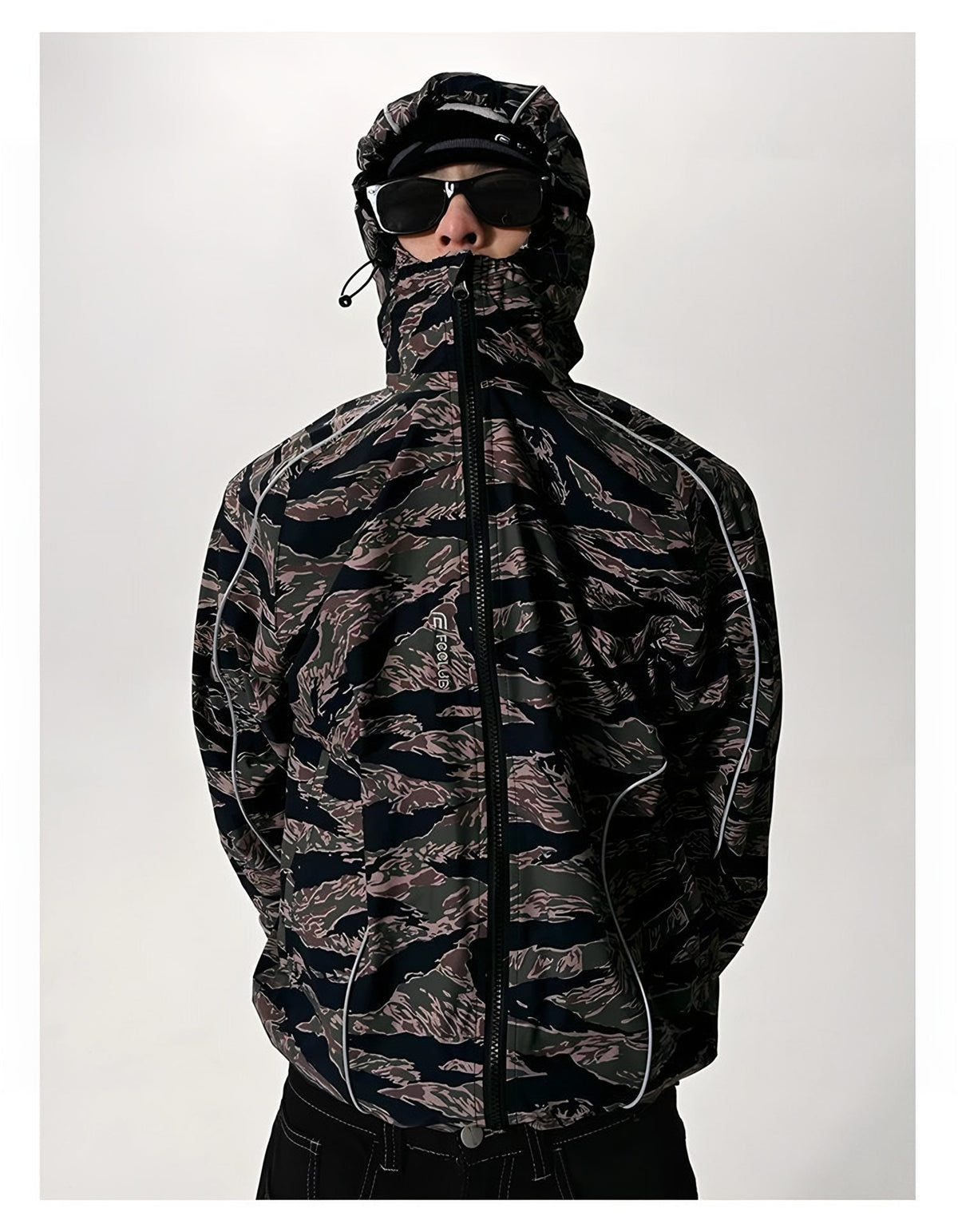 MERIDIAN PIPING NYLON JACKET