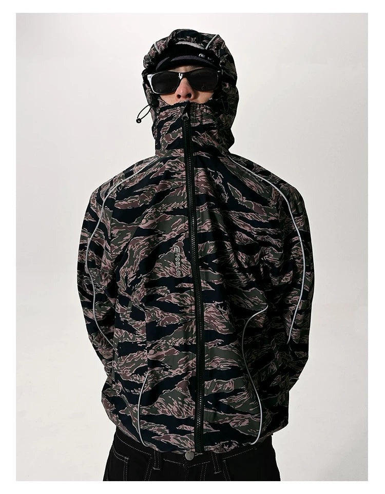 MERIDIAN PIPING NYLON JACKET